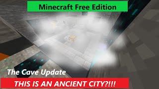 Minecraft Free Edition v4 CAVE UPDATE! It's actually good?