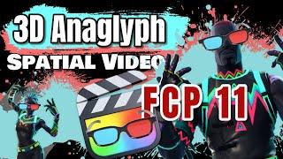 MV-HEVC 3D Anaglyph (Spatial Video) Format | DEMO|2024