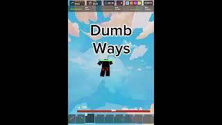 Roblox bedwars-dumb ways to die