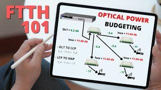 FTTH 101: Basic Optical Power Budgeting  [Part 1]