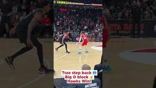The winning sequence in overtime  #traeyoung #bigo #atlhawks #nba