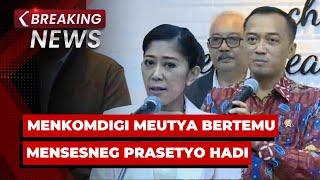 BREAKING NEWS - Konpers Menkomdigi Meutya & Mensesneg Prasetyo Bahas Judi Online dan Keamanan Data