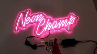 Custom LED Neon Signs - Easy Installation Guide by NeonChamp