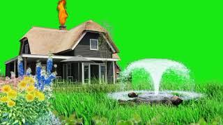 Beautiful House Effect Green Screen Video | SD Green Screen |