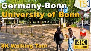 Germany-Bonn | University of bonn 4K Walking Tour | 4K UHD 60fps