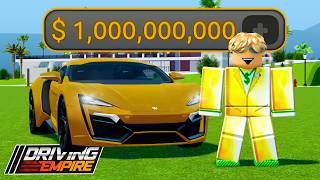 Hitting 1 BILLION DOLLARS In Driving Empire!