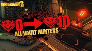 Borderlands 3 | Best/Easiest Way To Get From Mayhem 0 To Mayhem 10,  For Every Vault Hunter!