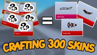 Block Strike Secret Knife With Crafting - Crafting 300 Skins! | 6.6.6