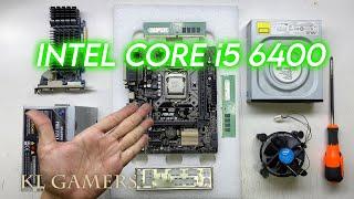 intel Core i5 6400 ASUS H110M-D ASUS GT610 Desktop PC Build