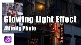 Making Lights Glow in Affinity Photo Even When They're Off