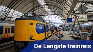 De bijna LANGSTE treinreis in NEDERLAND | Groningen - Vlissingen #BartVlog