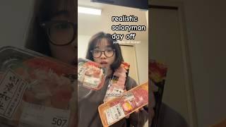 Realistic salaryman day off