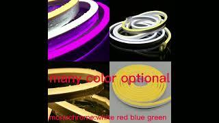 Rose Lighting  silicone flex neon led strip kit :merry christmas gift for our clients valid  by 2022