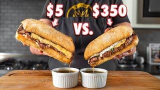 $5 French Dip Vs. $350 French Dip