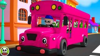 Wheels on the Bus - Fun Learning Nursery Rhyme & Kids Song - X2 Speed Bus Song