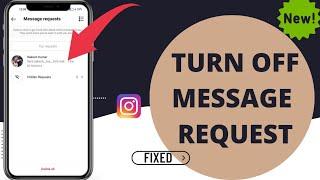 How To Turn Off Message Request On Instagram || How To Block Message Request On Instagram