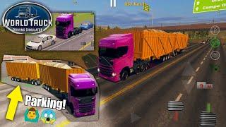 World Truck Driving Simulator - GamePlay #24 (Parking The Longest, Biggest, Hardest Trailer)