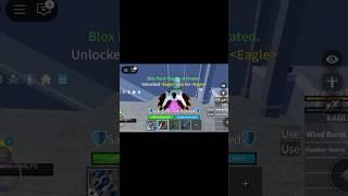 Eating new eagle fruit for 3 likes in blox fruits! #roblox #bloxfruits