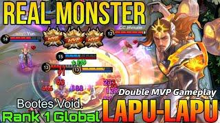 Real Monster Lapu-Lapu Double MVP Gameplay - Top 1 Global Lapu-Lapu by Bootes Void. - Mobile Legends