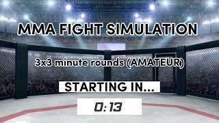 MMA crowd noise for fight simulation (3x3 Amateur rounds)