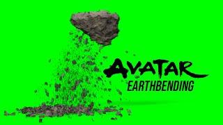 Earthbending #01 ◈ FREE VFX Greenscreen ◈ Avatar inspired Earth/stone effects overlay