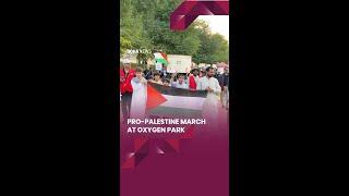Pro-Palestine March at Oxygen Park