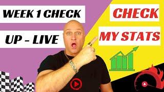 Live Channel Check up 1st Week|Can you Grow on YouTube from 0 in 2019?