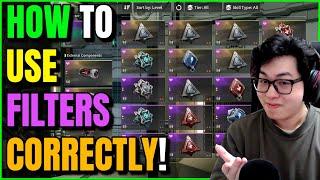 *WATCH UPDATED VID* The First Descendant: Master Loot Filters for Weapons, Reactors & Components