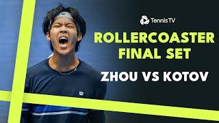 Rollercoaster Final Set In Yi Zhou vs Pavel Kotov | Beijing 2024