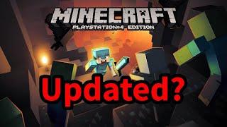 Minecraft: PlayStation 4 Edition received an update in 2024?