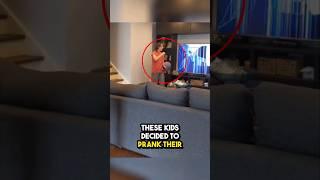 They Pranked Their Dad With Broken TV Screen! 