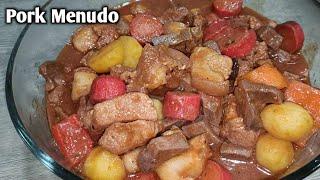 Simpleng pag luluto ng Pork Menudo Madiskarteng Nanay by mhelchoice