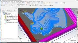 Mastercam. Обработка stl модели. часть 4