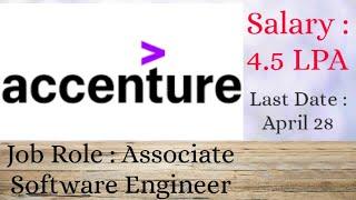 Accenture off Campus Drive for BE/B tech Graduates | 2019/2020 | freshers |