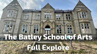 EXPLORING an ABANDONED SCHOOL | BATLEY SCHOOL of ARTS | WHEELWRIGHT GRAMMER SCHOOL