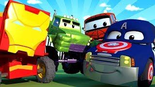 Car Patrol -  Special Avengers - Avengers save Jeremy - Car City ! Police Cars and fire Trucks