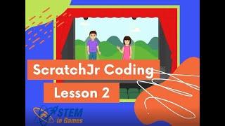 ScratchJr Coding Lesson 2 | How to Move Two Characters | Free Programming Lesson