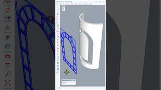 Learn how to create a window around  the curved wall in Sketchup using Shape bender plugin #sketchup