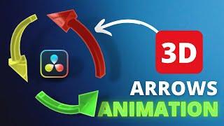 Create 3D ARROWS Animation in DaVinci Resolve