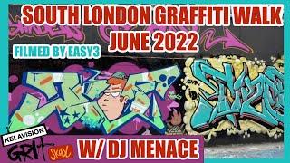 LONDON GRAFFITI WALK TOUR DJ MIX , W/DJ MENACE, SOUTH LDN, JUNE 2022.