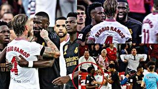 Sergio Ramos And Rudiger Clash | Vincious Jr Got Racism