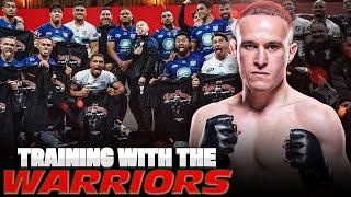 Kai Kara-France Trains with The NZ Warriors Ahead Of His Title Fight