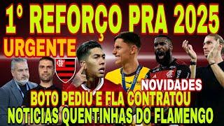 FLAMENGO: 1° REFORÇO PRA 2025! FIRMINO, BRIAN RODRIGUEZ, FLA CONTRA NOVO DIRIGENTE, COLETIVA DE BOTO