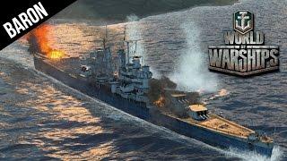 World of Warships Cleveland Cruiser - American Fast Firing DPM Machine!