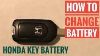 Honda Jazz HRV civic crv accord hrv How to Change Key Fob Battery Replacement - easydiy- 本田车钥匙电池