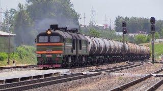 [БЧ] Тепловоз 2М62-1132 на ст. Мозырь / [BCh] 2M62-1132 at Mozyr station