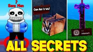 MEME SEA ALL SECRETS LOCATIONS/ITEMS/NPC/WEAPONS/POWERS! ROBLOX