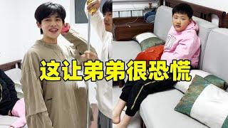 大哥二哥这话让弟弟突然觉得前途渺茫！#生活vlog#搞笑视频#亲子互动【赵鹏皓和姐姐】