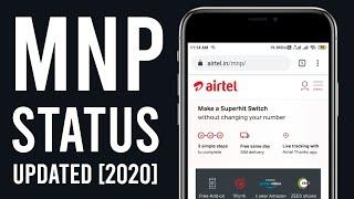 MNP Status | How to Check MNP Status 2020 | Know Your Porting Status (Mobile Number Portability)