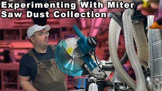 Experimenting With Miter Saw Dust Collection - Makita upgrades